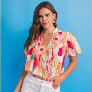 Flying Tomato Lean On Me Blouse